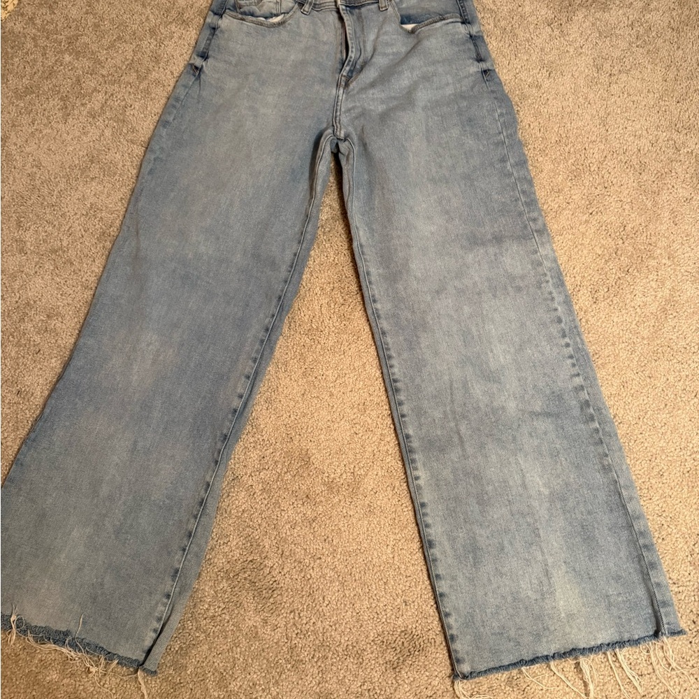 Kensie Light Blue Wide Leg Jeans